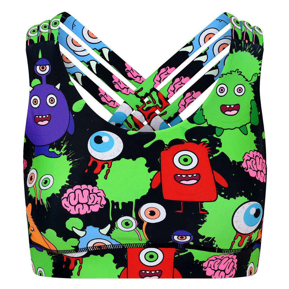 Ghastly Goo Cross Back Bra